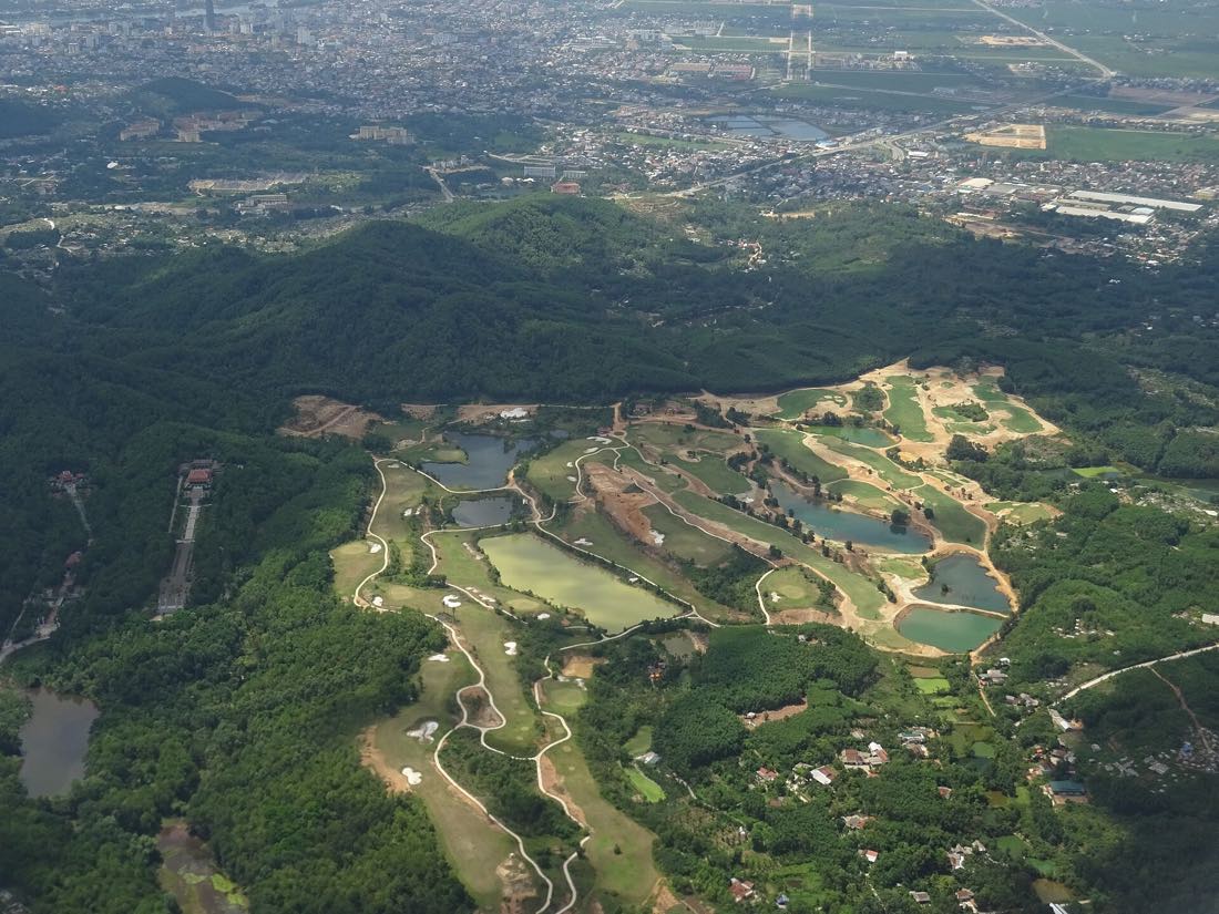 A golf course in central Vietnam